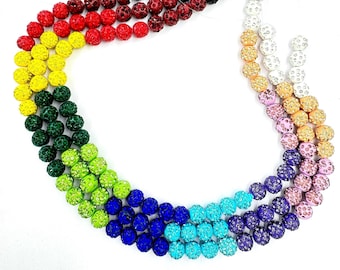10 Perles En Céramique Porcelaine - Boules 10mm Gris Iridé - Pour Créations DIY & Bijoux