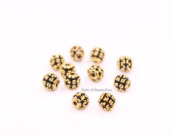4mm CZ Pave Beads, Cubic Zirconia Ball Beads, Tiny Spacer Beads for jewelry making