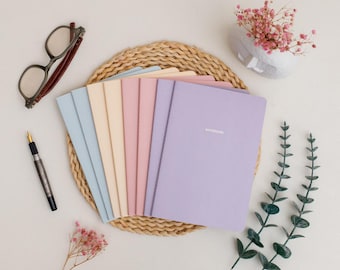 Summer Colors Notebook Set with Box– 8 Pack A5 Softcover Journals in Bright Seasonal Shades, 60 Pages Each,Boxed Stationery Gift for Writing