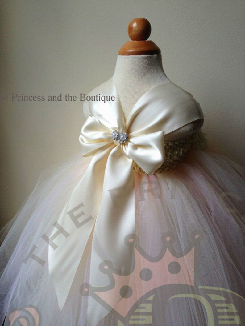 light pink dress baby dress child dress wedding dress blush dress flower girl dress ivory flower girl dress flower girl dresses