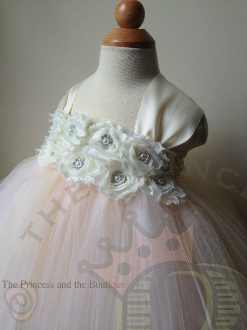 light pink dress baby dress child dress wedding dress blush dress flower girl dress ivory flower girl dress flower girl dresses