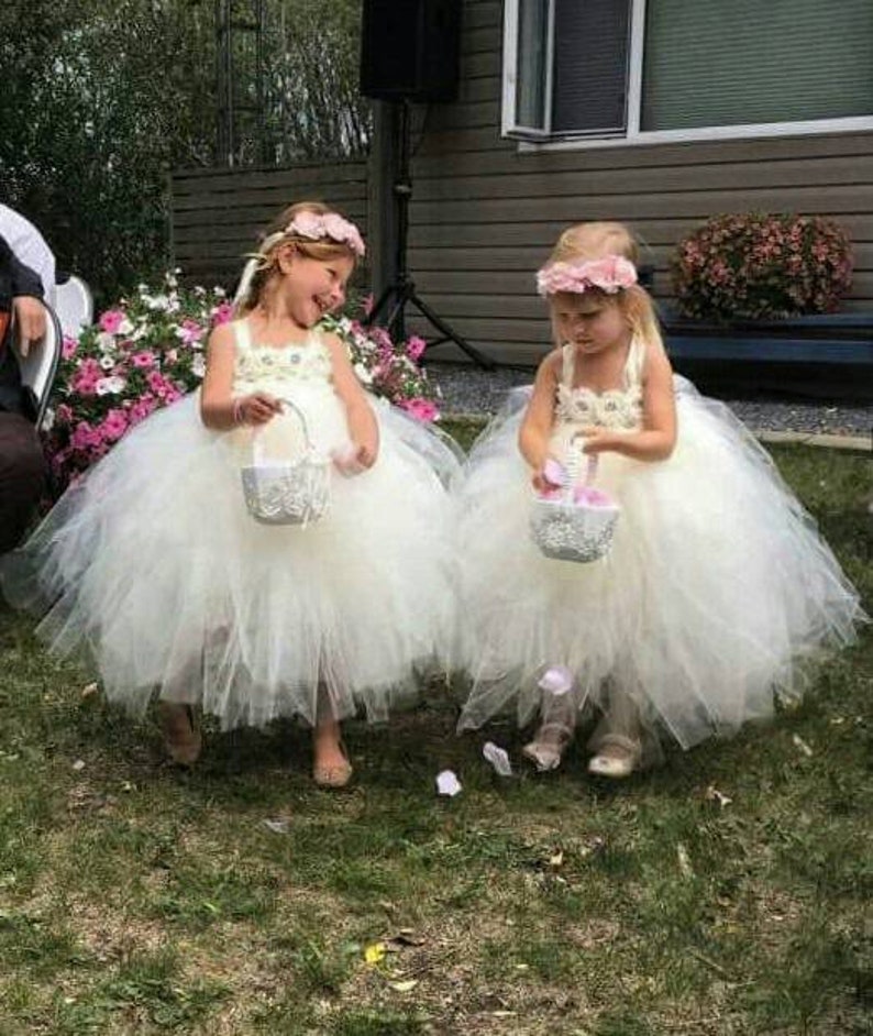 etsy flower girl dresses ivory