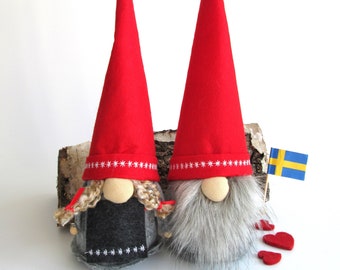 Swedish Flag Scandinavian Gnome Boy And / Or Girl