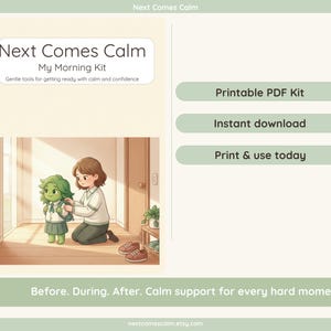 Tabla de rutina matutina para niños (imprimible) + Guiones para padres (PDF)
