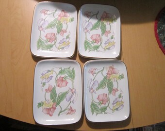 set of four vintage ben rickert inc trinket dishes or snack dishes japan excellent