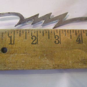 taxco sterling brooch lightning bolt pin sterling silver 4 1/2&quot;