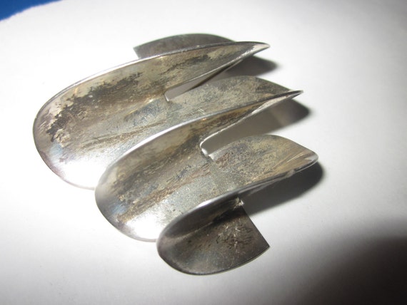 SALE  sterling pin mexico modernistic T C 103  ta… - image 1