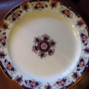 cauldon england serving platter 13&quot; gorgeous flow blue