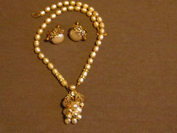 ミリアムハスケル デミパリュール イヤリング＆ネックレスセット