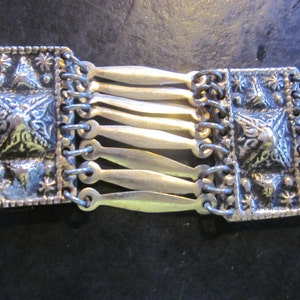 mexico silver link bracelet, jewelry,