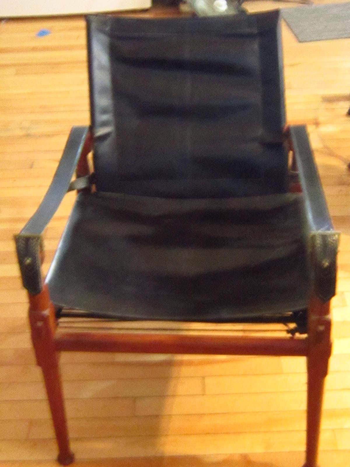 Vintage Leather Safari Chairs - Etsy