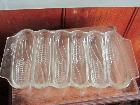 Glass Corn Bread Baking Dish Beauty Bake Cornbread Mold Baking Etsy