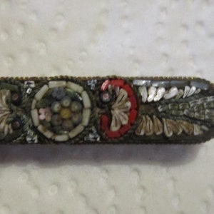 barra de mosaico italiano pin italy 2 &quot; precioso broche de pasador de mosaico vintage