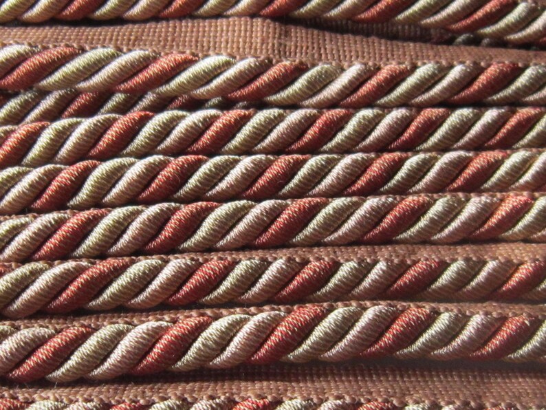 13 yards braided rope trim with lip upholstery trim 3/4 Etsy