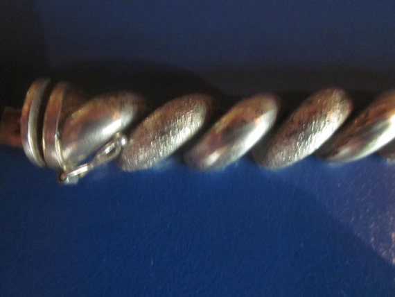 SALE   sterling brevettato twisted bracelet gorge… - image 2