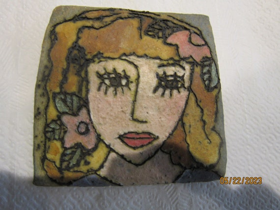 sabra segal huge brooch 2 3/4" gorgeous - image 1