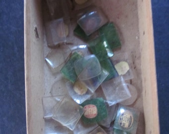 lot of watch crystals,vintage watch parts, 45 pieces, different shapes