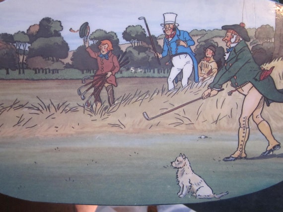 adorable basket box purse. golfers. vtg purse. exc