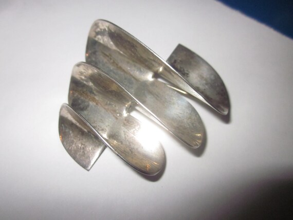 SALE  sterling pin mexico modernistic T C 103  ta… - image 4