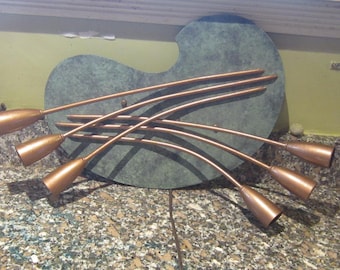 funky artsy wall light painters pallete most unusual 6 lights vintage