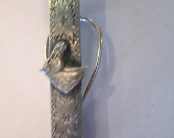 sterling tie clip tie clasp horse vintage sterling horse tie clip