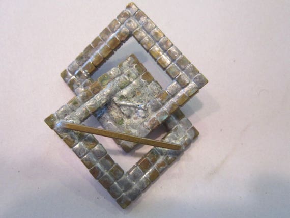 rhinestone jewelry prototype huge piece vintage r… - image 3