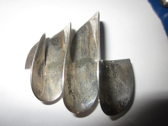 SALE  sterling pin mexico modernistic T C 103  ta… - image 2