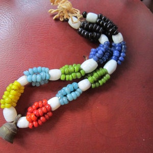 SALE    glass bead necklace ethnic beads great colors