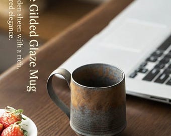 Handmade Ceramic Mug – Rustic Wabi Sabi Pottery Coffee Cup