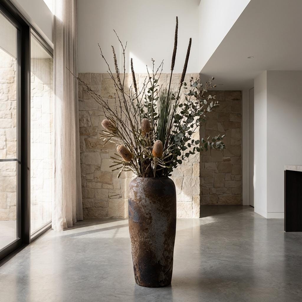 ZLY-VASI Vasi di Fiori Alti in Ceramica Moderna for Soggiorno Tavolo da Pranzo centrotavola Camera da Letto Ufficio Hotel casa Vaso Decorativo for Arredamento Bianco 22 × 14 cm