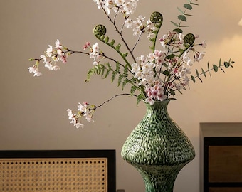 Green Ceramic Vase