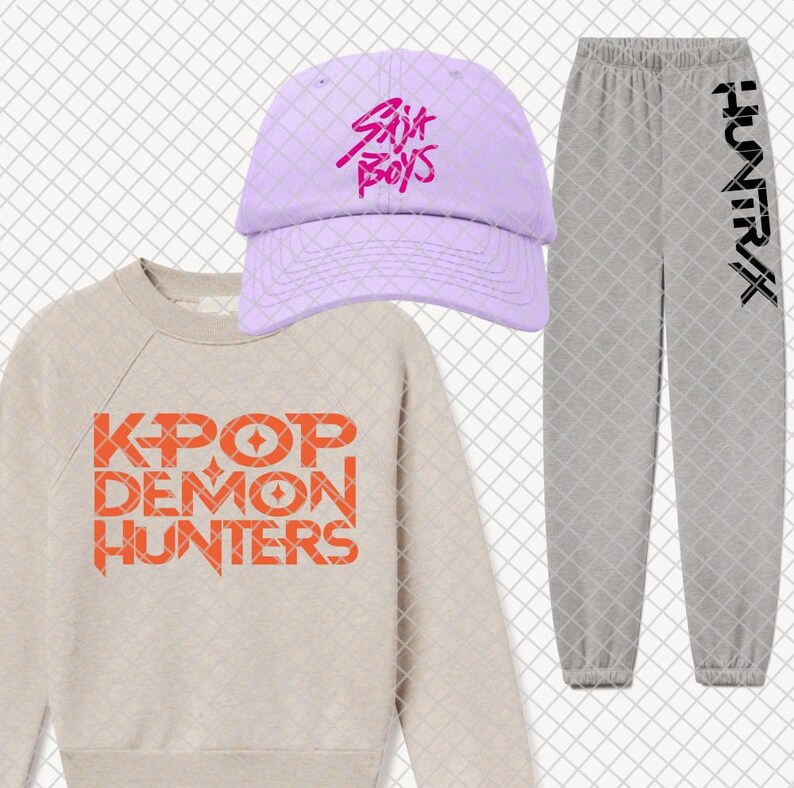 Sweatshirt K-Pop Hunters Vintage - Style Y2K Streetwear, Imprimé Tigre - Pour Fille Et Garçon - Coupe Décontractée