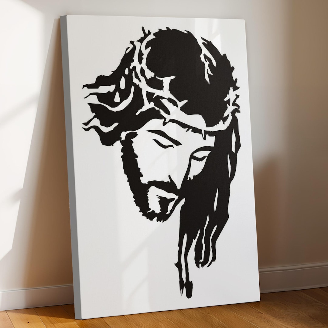 jesus-christ-black-and-white-wall-art-on-canvas-jesus-christ-art