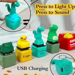 Personalized Button Keychain-Sound &Light Interaction,Lizard Button Keychain,Backpacks,Keys Accessory,Funny Stress Relief Gift for All Ages