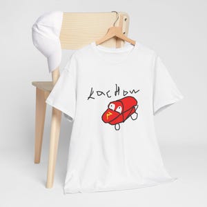 Camiseta de Cars Rayo McQueen / Camiseta con gráfico de dibujos animados imagen 4