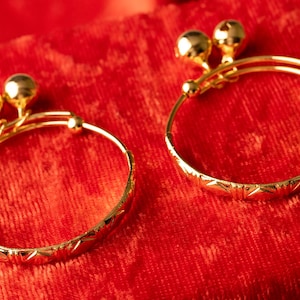 Baby bracelet 24k gold - Etsy 日本