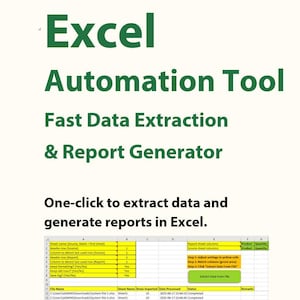 Excel Automation Tool - Data Extraction & Report Generator