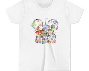 YOUTH Disney Parks Toy Story Watercolor Characters T-Shirt | Castle & Friends Tee