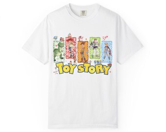 Maglietta con i personaggi di Toy Story / Woody, Buzz, Rex e Jessie Hamm
