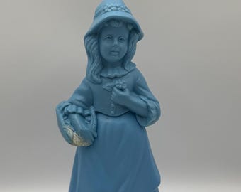 VINTAGE AVON “little Girl Blue” Brocade Cologne Bottle - Etsy