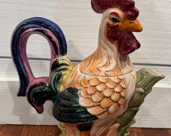 Vintage Rooster Pitcher