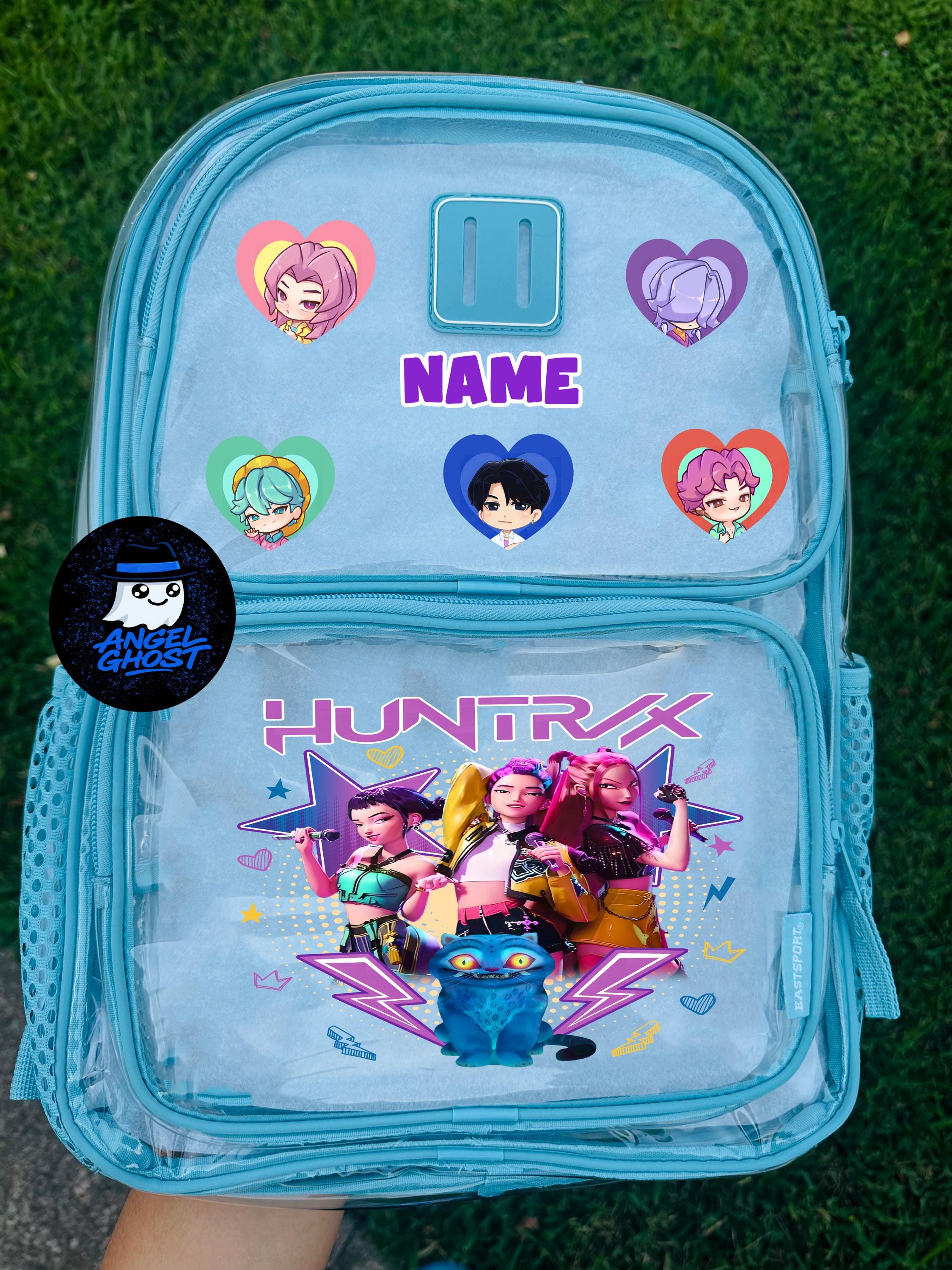 KPop Demon Hunters NEW Mini Backpack Bundle Huntrix Chibi Saja Anime Bags Kawaii KPop Demon Hunters Chibi Saja Boys 16.5” Adult Full Sized  main image 4