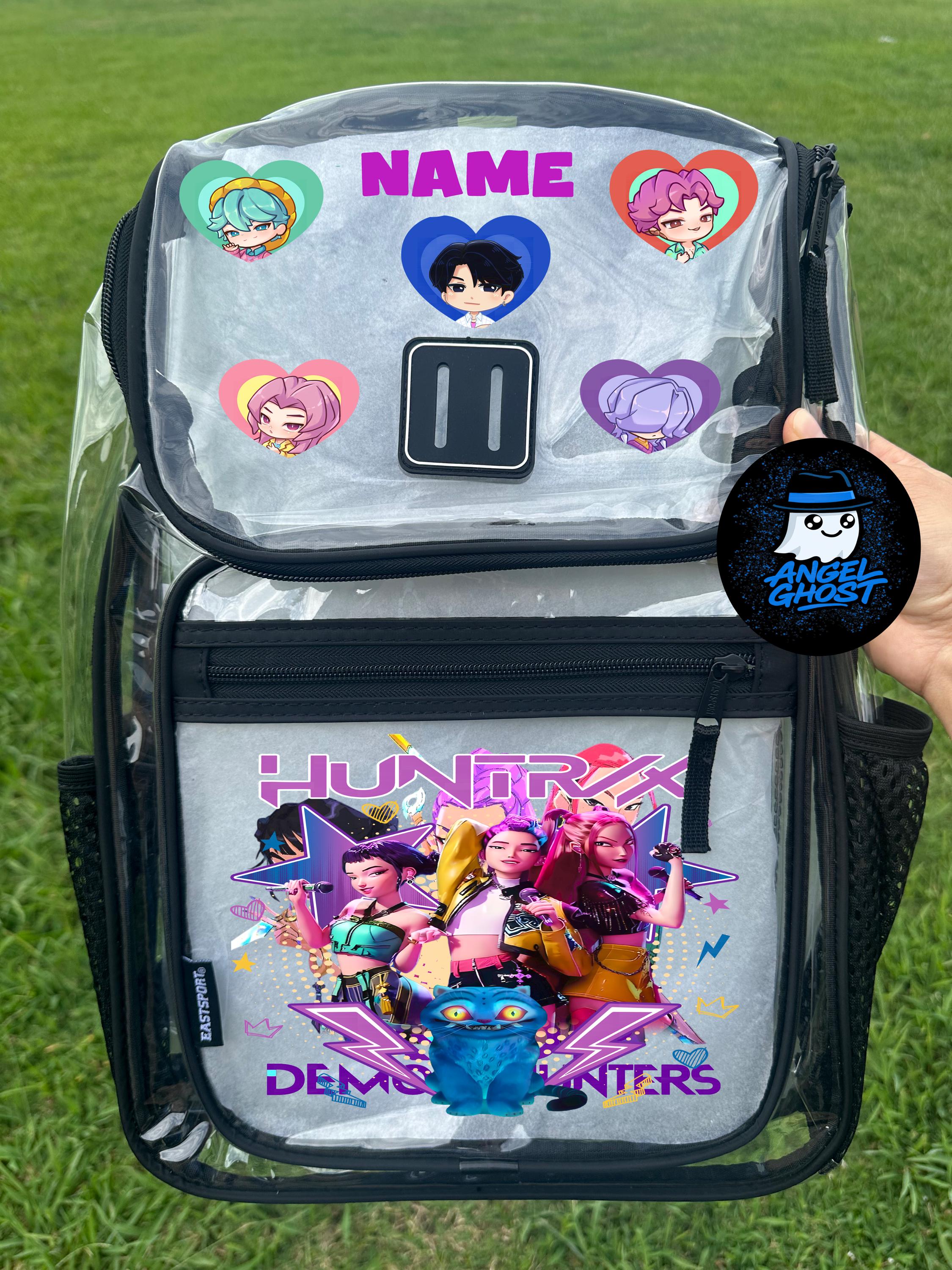 Sac à Dos K-Pop Demon's Hunters - Cartable Grande Capacité Style Anime Pour Collège/Lycée - Motifs Rumi Mira Zoey