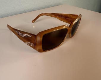 VERSACE Sunglasses Frames 4142 Brown Gradient Y2K Style Frames Only!