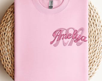 Custom Embroidered RN Nurse Sweatshirt Personalized Registered Nurse Monogram Crewneck T-shirt Nursing Graduation Gift Apprecation