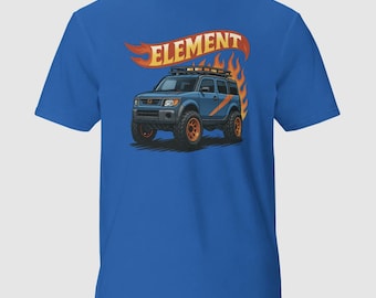 Honda Element Inspired Tee - "Hot Wheelz - Blue" T-Shirt