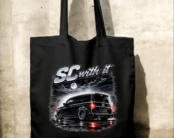 Honda Element Inspired Tote Bag - "SC With It" Tote Bag (15" x 16")
