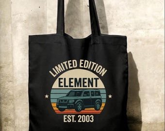 Honda Element Inspired Tote Bag - "Limited Edition 2003" Tote Bag (15" x 16")