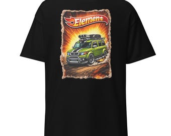Honda Element Inspired Tee - "Hot Wheelz - Green" T-Shirt