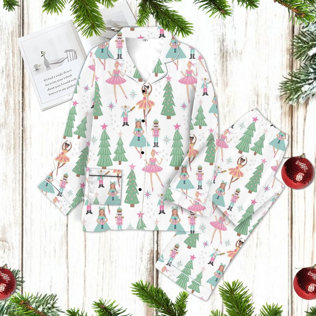 Christmas Nutcracker Ballet Pajama Set Christmas Nutcracker Etsy